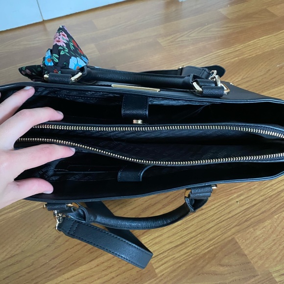 Steve Madden Black Work Satchel - Picture 3 of 3